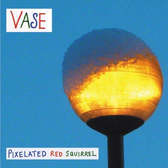Vase - A Pixelated Red Squirrel